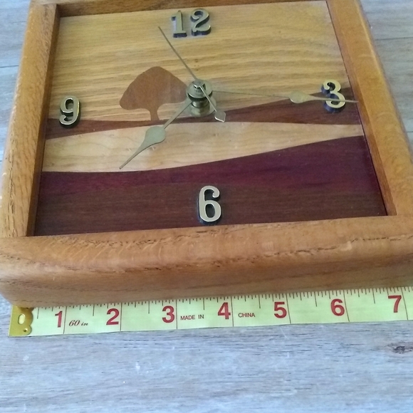 Handmade wooden clock - Picture 2 of 6
